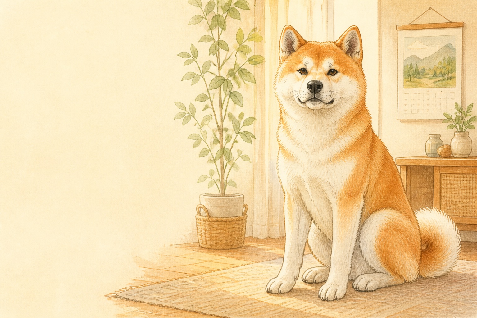 秋田犬のイメージ